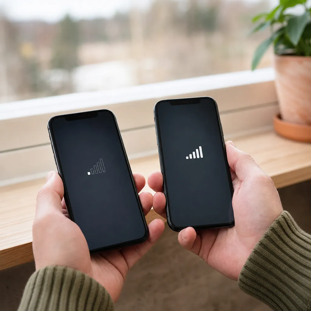 Jämförelse mellan 5G och 4G