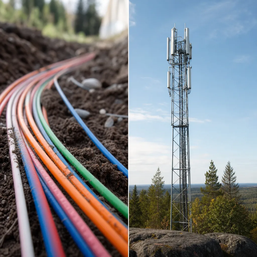 Fiber och 5G jämförelse