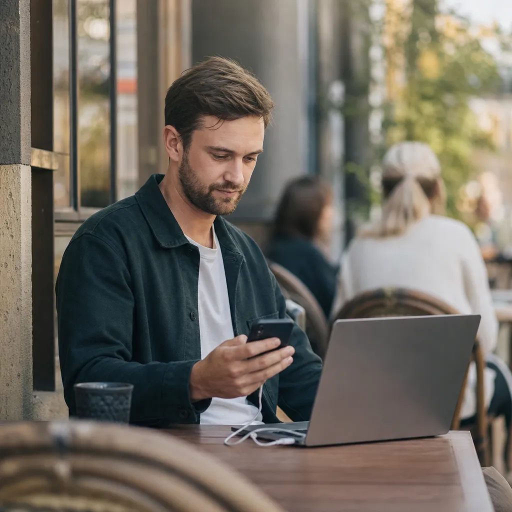 Internetdelning från mobil